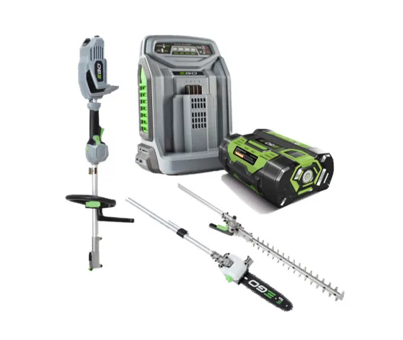 EGO MHCC1002E Multi-Tool Kit: Hedgetrimmer + Pole Saw Attachments