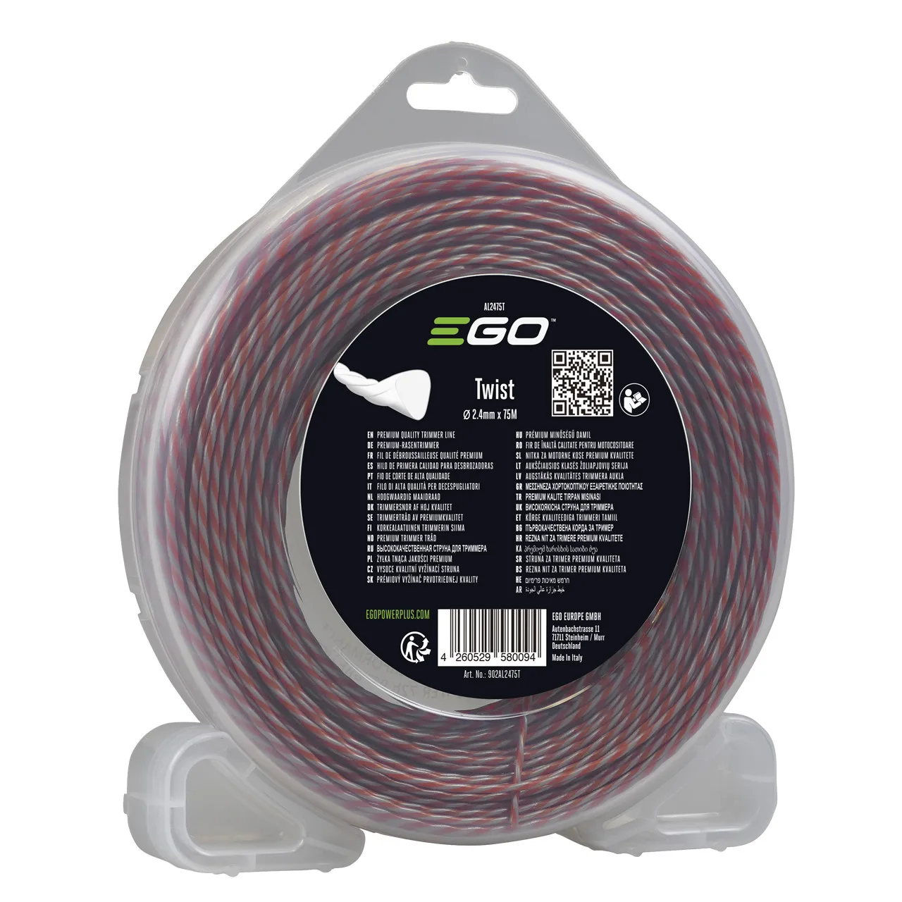 EGO AL2475T 75m 2.4mm Twist Line