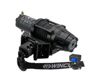 KFI AS-25 Assault 2,500 lb Synthetic Cable Winch with Rocker Switch