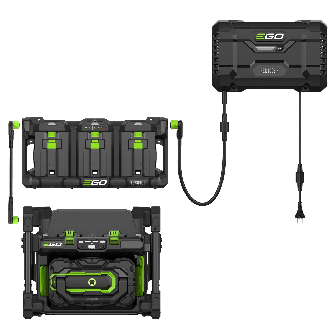 EGO PGX1602E-H Pro X Hub, Dock, Power Bank & Battery Kit