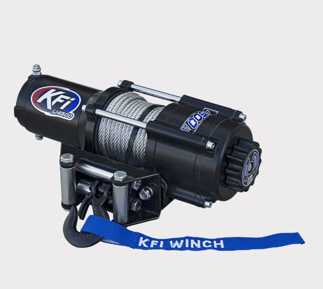 KFI U4500 4500 lb steel-cable winch