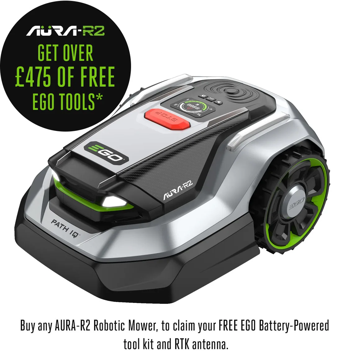 EGO Aura-R2 Robotic Lawnmower 6000m²