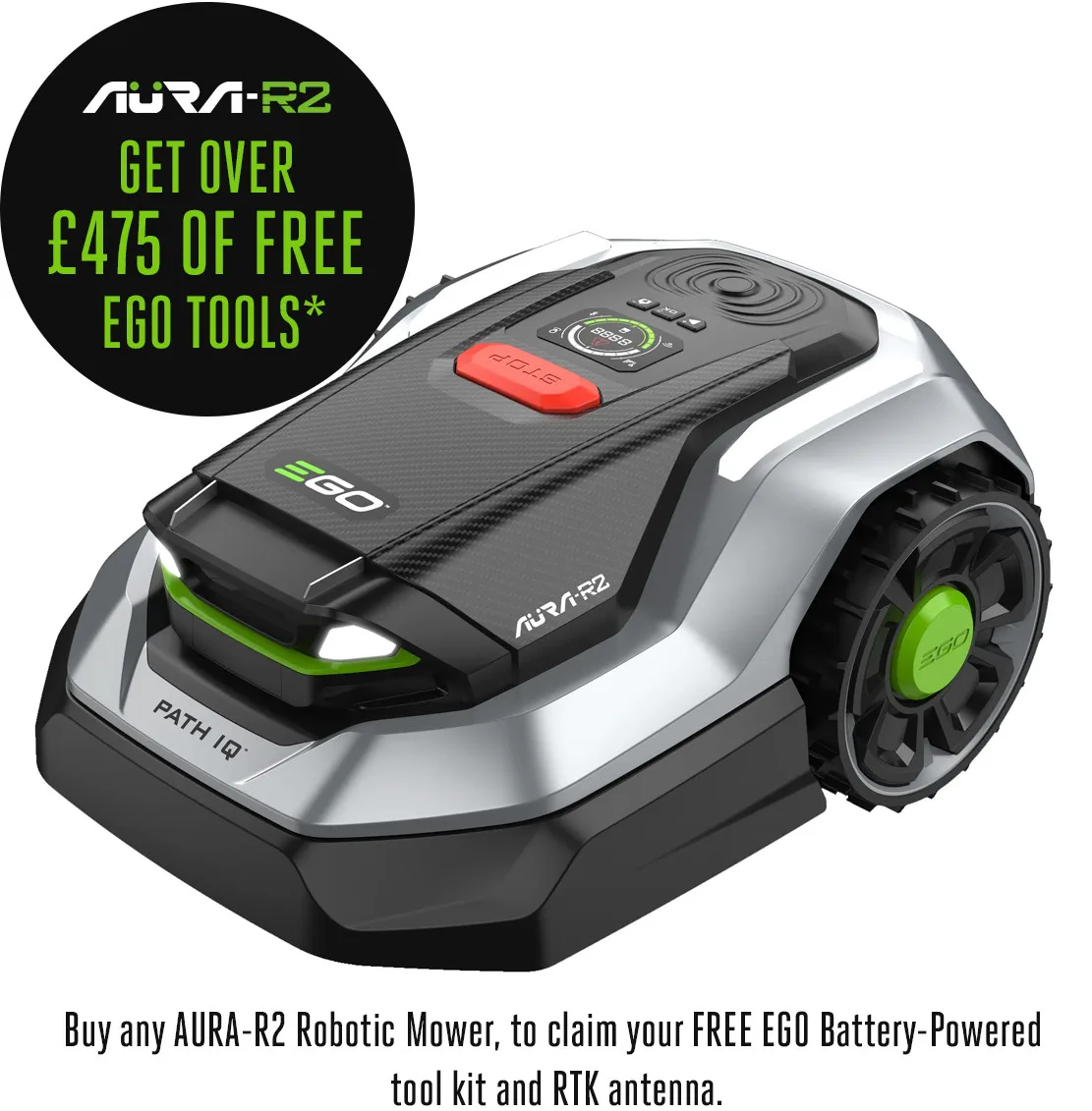 EGO Aura-R2 Robotic Lawnmower 3000m²