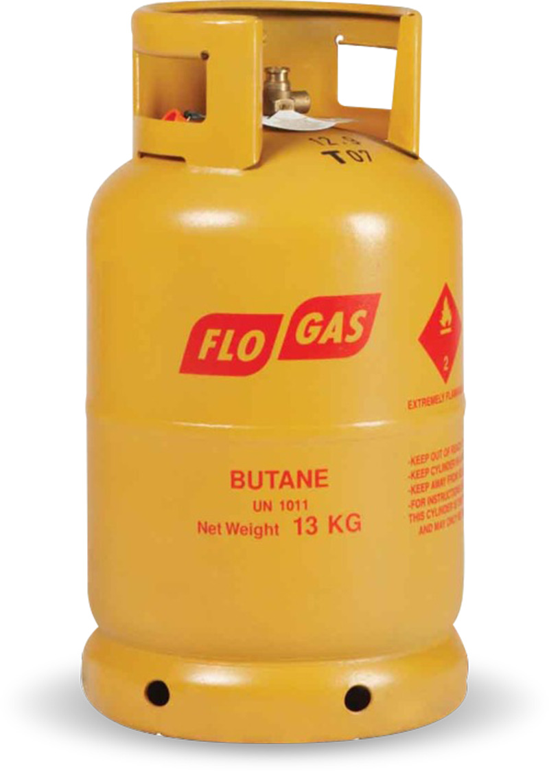 Flogas 13kg butane gas bottle