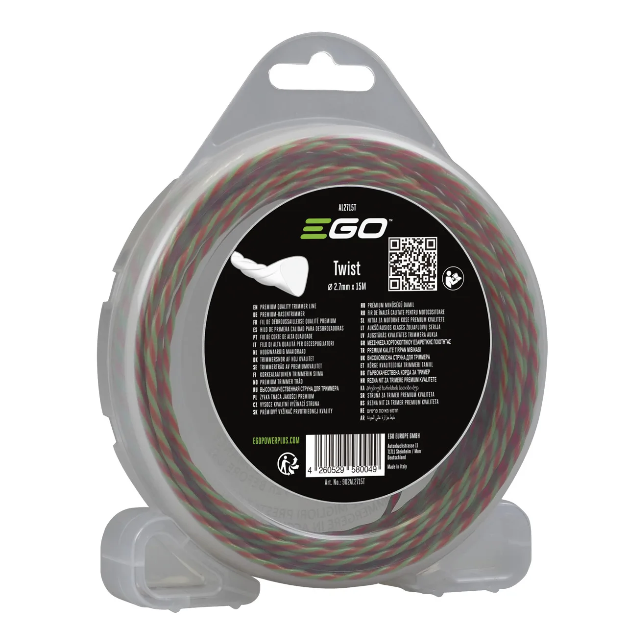 EGO AL2715T 15m 2.7mm Twist Line