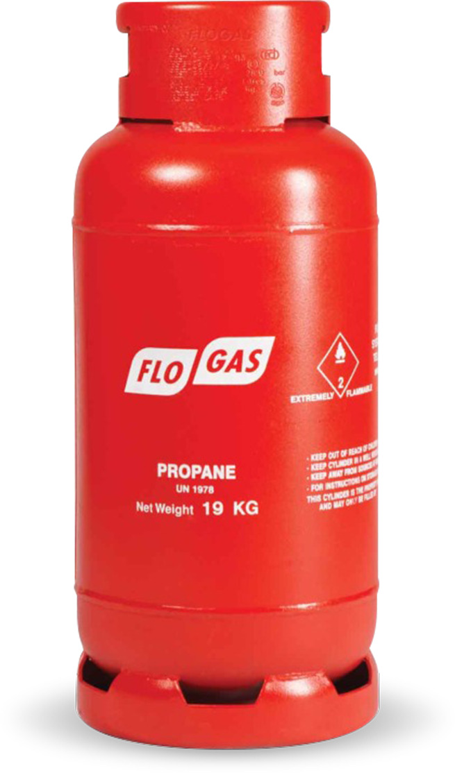 Flogas 19kg propane gas bottle