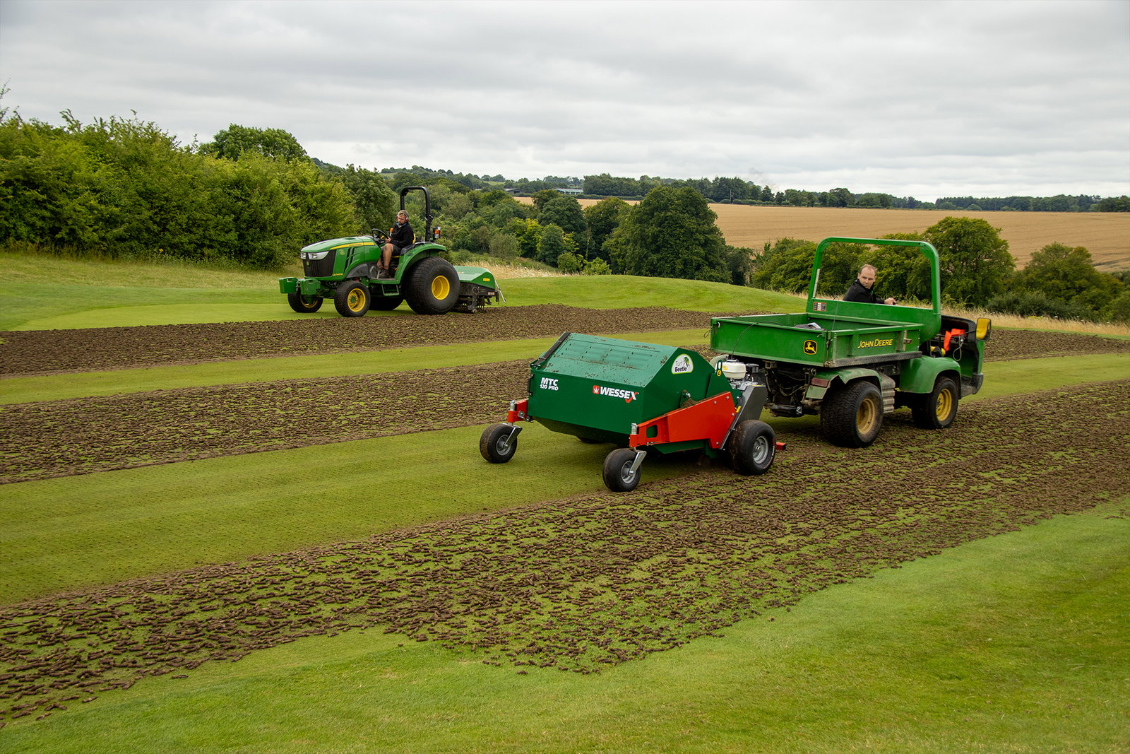 Wessex MTC-120-E Turf Beetle sweeper collector